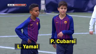 11 Year Old Lamine Yamal amp Pau Cubarsí Were Unstoppable [upl. by Megdal638]