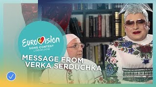 Verka Serduchka has a special message for MELOVIN from Ukraine [upl. by Hynda]