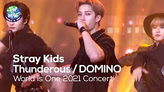 ENG sub Stray Kids 스트레이키즈  소리꾼Thunderous DOMINO World is One 2021 CONCERT  화제의 무대 다시보기 [upl. by Ahsha]