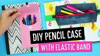 DIY Back to School Pencil Case with Elastic Band  Sea Lemon [upl. by Eisyak]