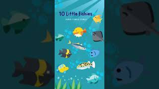 10 Little Fishies  Super Simple Songs shorts [upl. by Einafats]