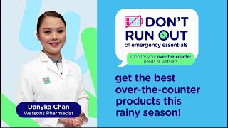 Ask Your Watsons Pharmacist Overthecounter Essentials [upl. by Innor243]