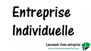 Entreprise individuelle [upl. by Krein413]