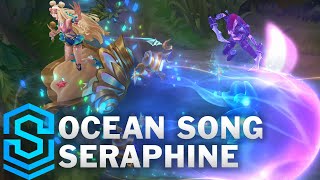 Ocean Song Seraphine Skin Spotlight  PreRelease  League of Legends [upl. by Fleischer]