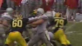 Kirk Herbstreit  knocked out against Michigan  1991 [upl. by Harelda]