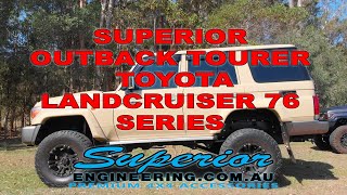 Superior Engineering Outback Tourer Kit on the Toyota 76 Series Landcruiser [upl. by Barnard337]