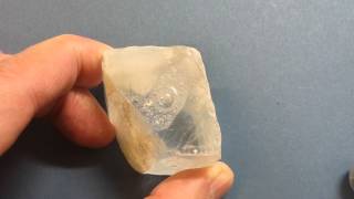 Chemical reaction of calcite to acid [upl. by Dickie]