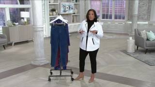 Denim amp Co quotHow Timelessquot 4 Pocket Denim Jeggings on QVC [upl. by Soelch291]