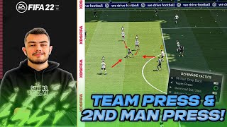 FIFA 22 PRESSING TUTORIAL  HOW TO PRESS in FIFA 22 [upl. by Ahsiken]