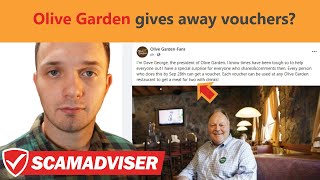 Olive Garden free voucher on Facebook  is it scam or legit giveaway from Dave George [upl. by Etterraj]