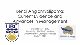 Renal Angiomyolipoma Current Evidence and Advances in Management [upl. by Neri]