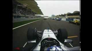 Kimi raikkonen Bahrain GP start onboard camera 2004 [upl. by Boggers]