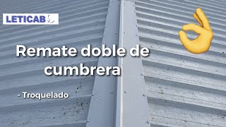 ❗️Remate cumbrera doble 🤔 [upl. by Clerk]