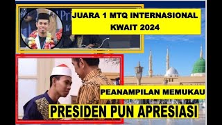 TERBARU  PENAMPILAN TERBAIK USTADZ SYAMSURI FIRDAUS JUARA 1 MTQ INTERNASIOANAL KUWAIT 2024 [upl. by Namhar]