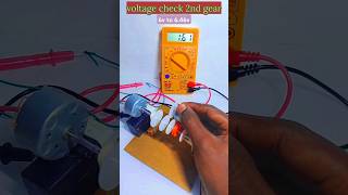 Voltage check of DC motor in 2nd gear shorts [upl. by Lahcim]