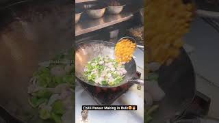 chili 🌶️ panneer recipes making shorts video 🔥🔥🔥🔥 [upl. by Bartosch]