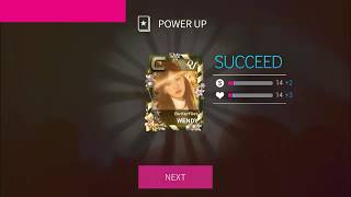 SuperStar SMTown How to Upgrade C card Into R card Upgrading Wendy Limited Edition Card [upl. by Luapnaej968]