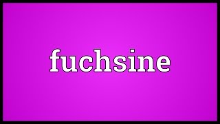 Fuchsine Meaning [upl. by Irpak]