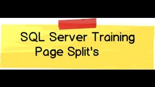 SQL Server interview question  training  What is page split and how is performance impacted [upl. by Vanda]