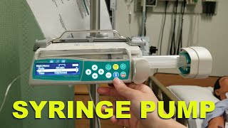 Syringe Pump CPE  Clinical Learning Center  General Lab [upl. by Ennovahs]