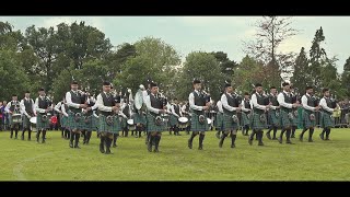 New Medley by Inveraray amp District Pipe Band at the 2019 UK Championships in Lurgan [upl. by Lhadnek]