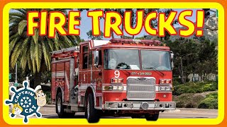 Awesome Fire Truck Song and Video [upl. by Nicko854]