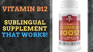 SUBLINGUAL VITAMIN B12 THAT WORKS Review of Vitamin B12 Supplement  Amazon Peripheral Neuropathy [upl. by Lezned]