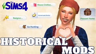 Top 12 Mods for REALISTIC Historical Gameplay in The Sims 4 [upl. by Atterys]