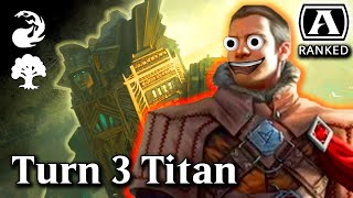 Transmogrify Titan  Explorer  Ranked  MTG Arena [upl. by Naujd]