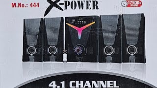 XPOWER HOME THEATER STYLISH LOOK amp AFFORDABLE RANGE  444 41 unboxing review 2024 2025 [upl. by Yzzo]