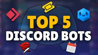 Top 5 BEST Discord Bots To Use In Your Server 2024 Guide [upl. by Anelagna122]