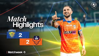 Match Highlights  Chennaiyin FC 22 FC Goa  MW 6  ISL 202425 [upl. by Novihs761]