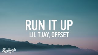 Lil Tjay  Run It Up Lyrics ft Offset amp Moneybagg Yo [upl. by Flower905]