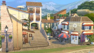 Tartosa Old Town  The Sims 4 Speed Build [upl. by Annelise]