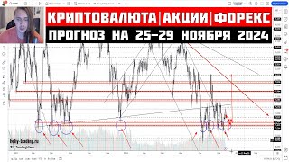 Прогноз Криптовалюты Акций Форекс на 25 — 29 ноября 2024 [upl. by Reena753]