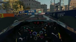 Baku F1 2023  Red Bull RB6  onboard  driver´s eye [upl. by Mellman]