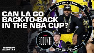 Can the Lakers go BACKTOBACK in the NBA Cup 🏆  NBA Countdown [upl. by Enniotna]