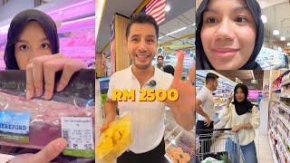 Dato Aliff Syukri Habis Rm 2500 Dalam Masa 1 Minit Beli Bahan Dapur [upl. by Gherlein]