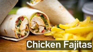 Chicken Fajitas  Mexikanisches Essen  Avocado Creme  Rezept By Daughter amp Dads Sizzlezone [upl. by Trillby]