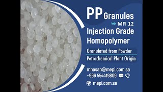 PP Homopolymer Injection Granules [upl. by Bohaty]