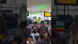 Nyabinghi Drumming at City Splash Festival’s Rastafari Reasoning Corner thehomeofculture [upl. by Kleinstein13]