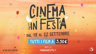 Cinema in festa 2022  Torna a sognare a occhi aperti [upl. by Nytsud]