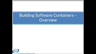 NWP Containers Building Software Containers  Overview [upl. by Thirion]