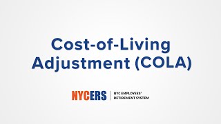 90 Seconds with NYCERS  Cost of Living Adjustment COLA [upl. by Akapol]