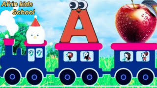 A For Apple 🍎 B For Ball⚽️  ABCD English Alphabets  ABCD Nursery Rhymes  Phonics Song kids Rhymes [upl. by Maleeny]