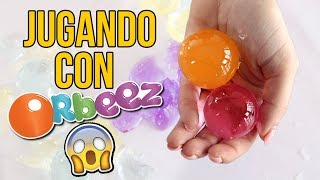 JUGANDO CON ORBEEZ GIGANTES O CANICAS DE AGUA [upl. by Neerehs]