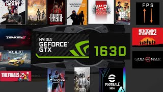 GTX 1630  4Gb  DDR6 игровые тесты 💪 fps [upl. by Audie]