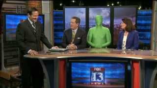 Weatherman gets pranked on April Fools Day [upl. by Ibur]