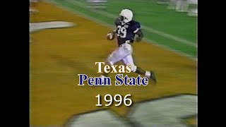 Penn State vs Texas 1996 GAME STORY Fiesta Bowl [upl. by Amata]