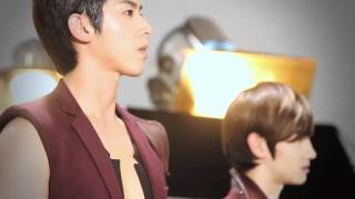 東方神起 WHY MISSHA CF Making [upl. by Ennayelhsa890]